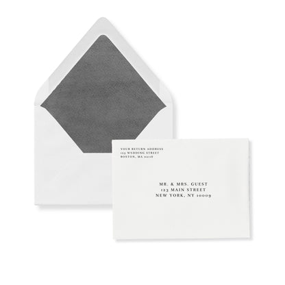 Carrie Collection | Luxe European Flap Invitation Envelope