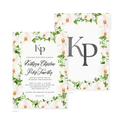 Kathryn Collection | Watercolor Wedding Invitation