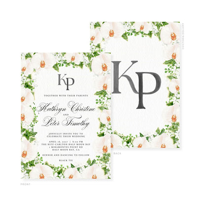 Kathryn Collection | Watercolor Wedding Invitation