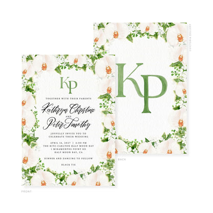 Kathryn Collection | Watercolor Wedding Invitation