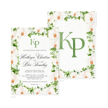 Kathryn Collection | Watercolor Wedding Invitation