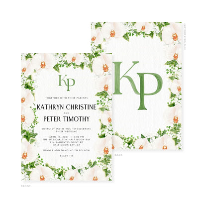 Kathryn Collection | Watercolor Wedding Invitation