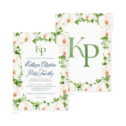 Kathryn Collection | Watercolor Wedding Invitation