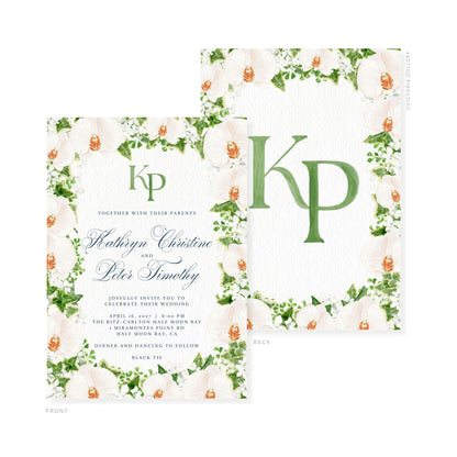 Kathryn Collection | Watercolor Wedding Invitation