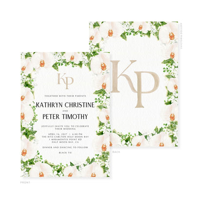 Kathryn Collection | Watercolor Wedding Invitation