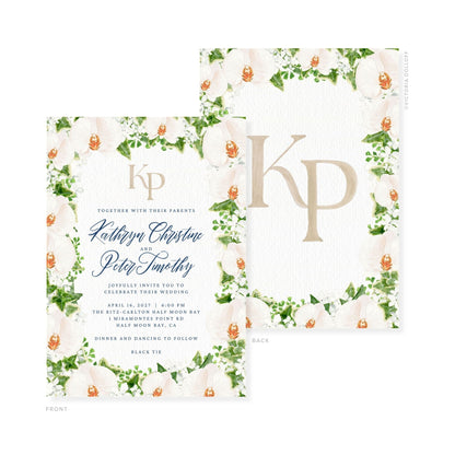 Kathryn Collection | Watercolor Wedding Invitation