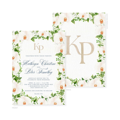 Kathryn Collection | Watercolor Wedding Invitation