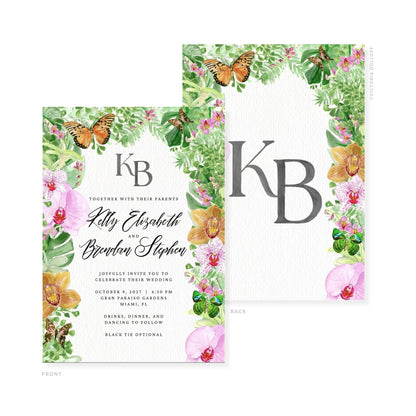 Kelly Collection | Watercolor Wedding Invitation