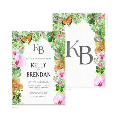 Kelly Collection | Watercolor Wedding Invitation
