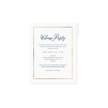 Kathryn Collection | Watercolor Border Enclosure Card