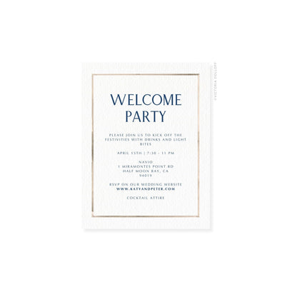 Kathryn Collection | Watercolor Border Enclosure Card