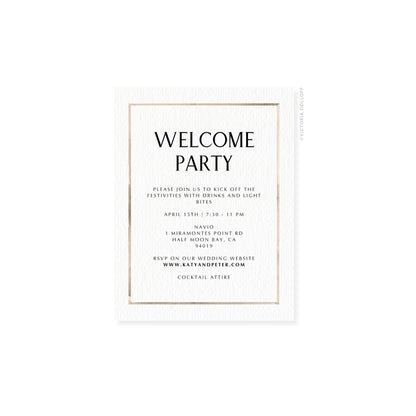 Kathryn Collection | Watercolor Border Enclosure Card