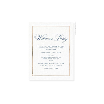 Kathryn Collection | Watercolor Border Enclosure Card