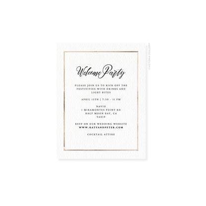 Kathryn Collection | Watercolor Border Enclosure Card