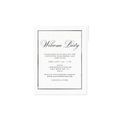 Kathryn Collection | Watercolor Border Enclosure Card