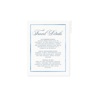 Arlow Collection | Watercolor Border Enclosure Card
