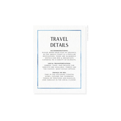 Arlow Collection | Watercolor Border Enclosure Card