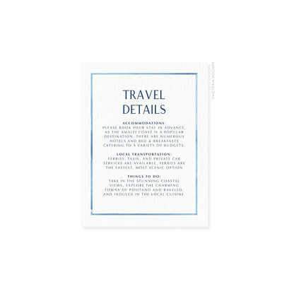 Arlow Collection | Watercolor Border Enclosure Card