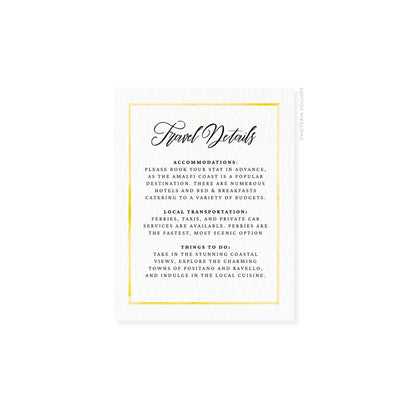 Arlow Collection | Watercolor Border Enclosure Card