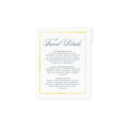 Arlow Collection | Watercolor Border Enclosure Card