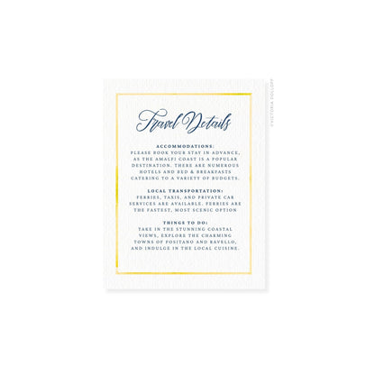 Arlow Collection | Watercolor Border Enclosure Card